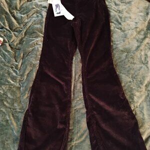 NWT Shiny Sleek Corduroy Flare